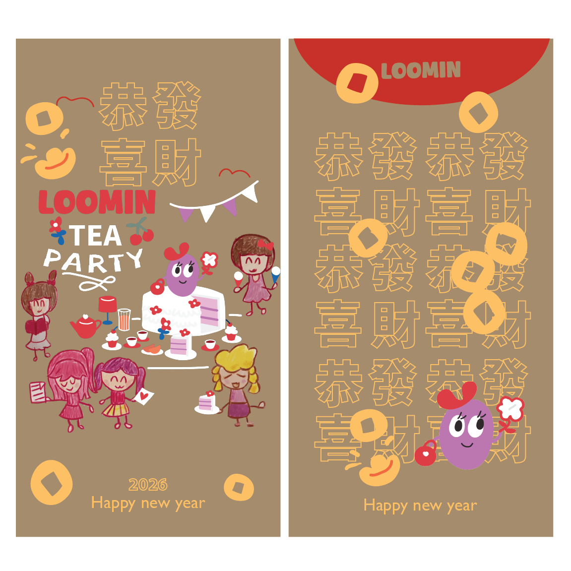 Tea Party  - Lucky Money Envelope 2026