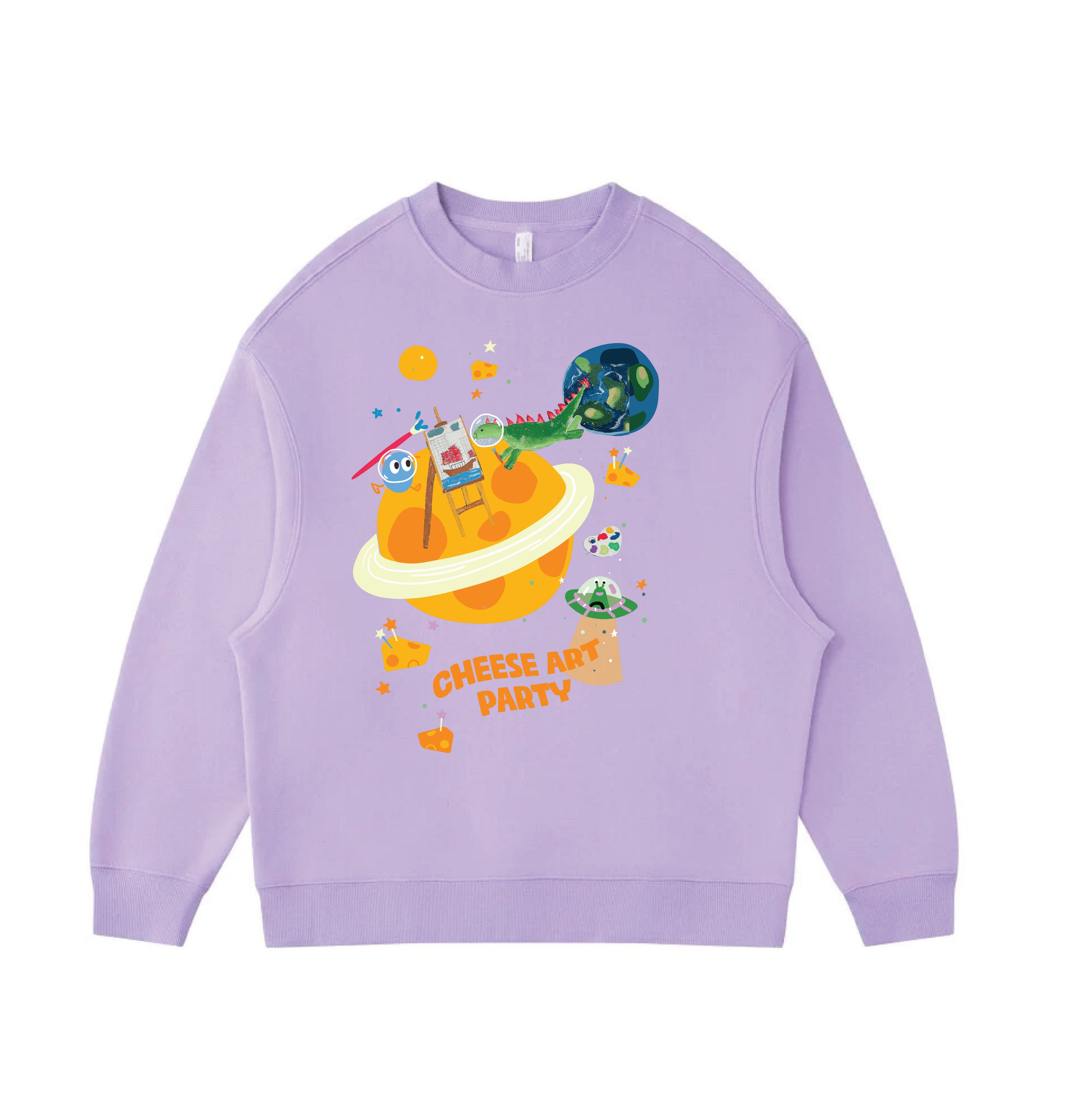 Cheese Art Party - Velvet sweater
