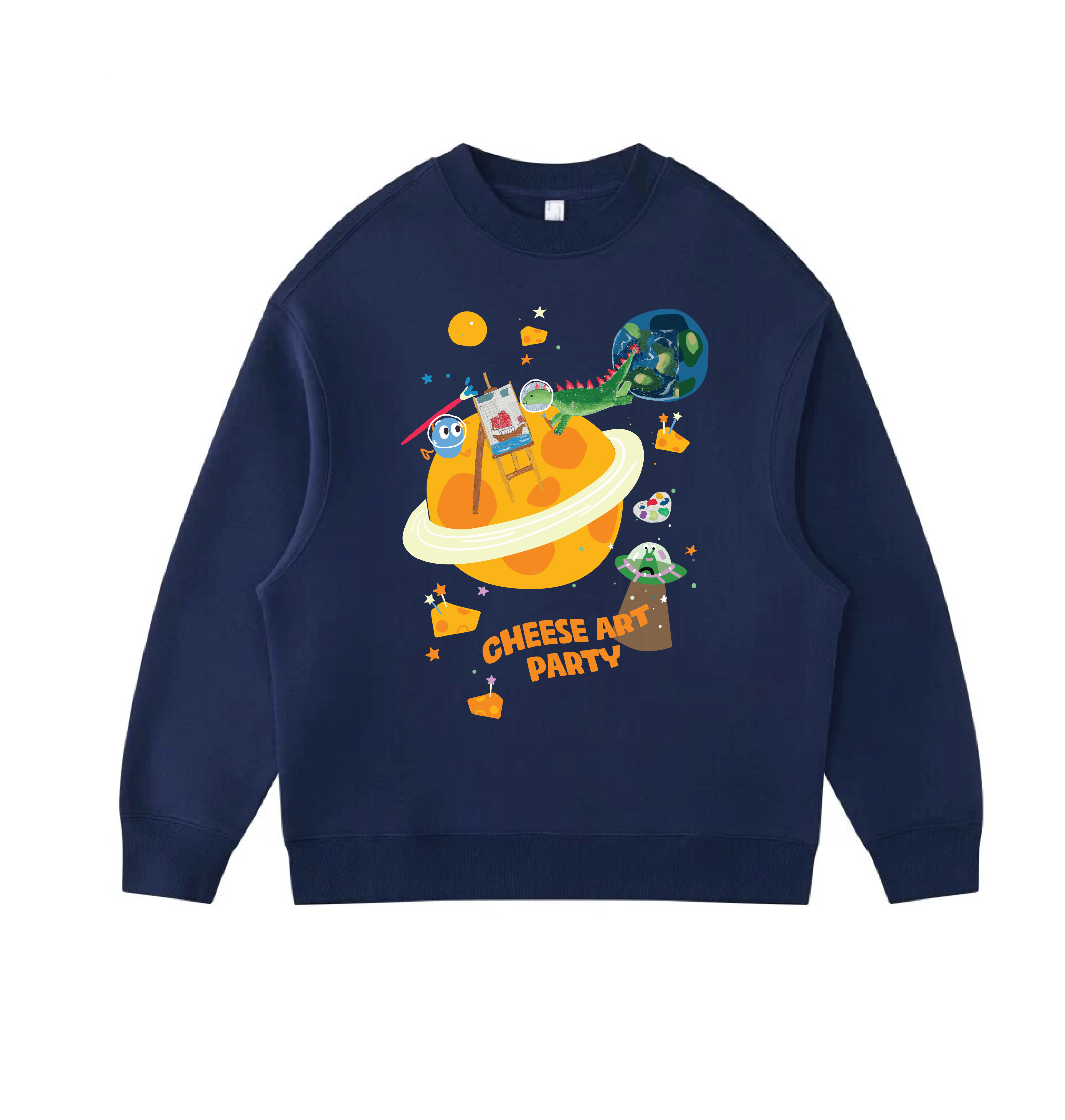 Cheese Art Party - Velvet sweater