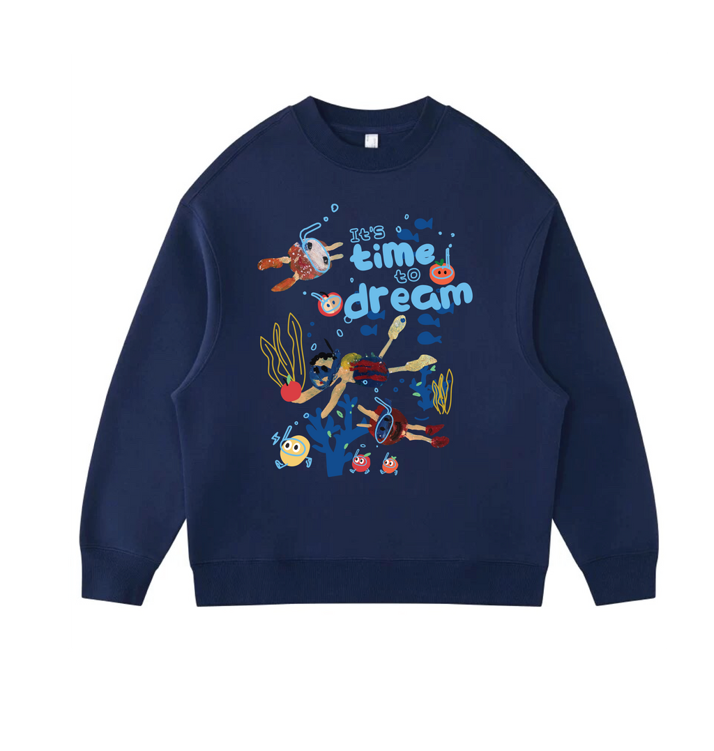 Its time to dream - Velvet sweater