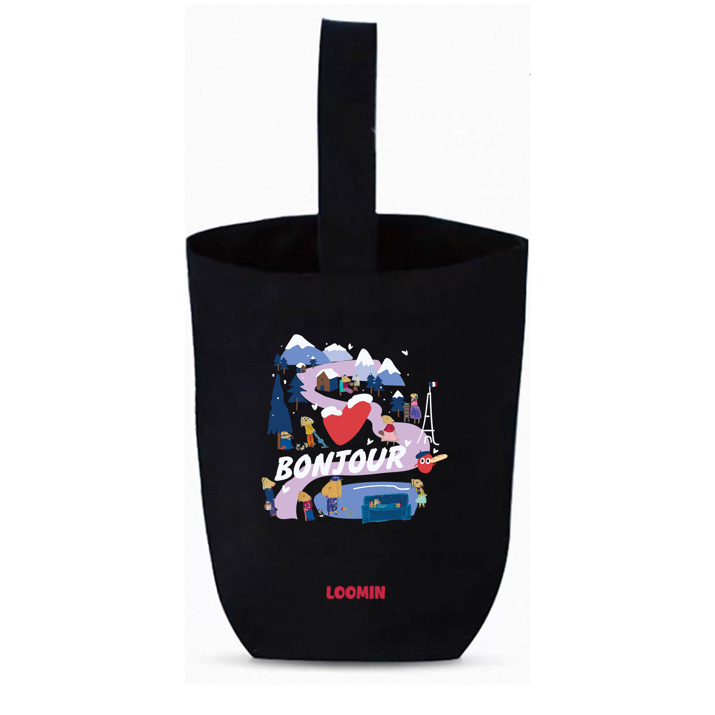 Bonjour! - Bucket Bag