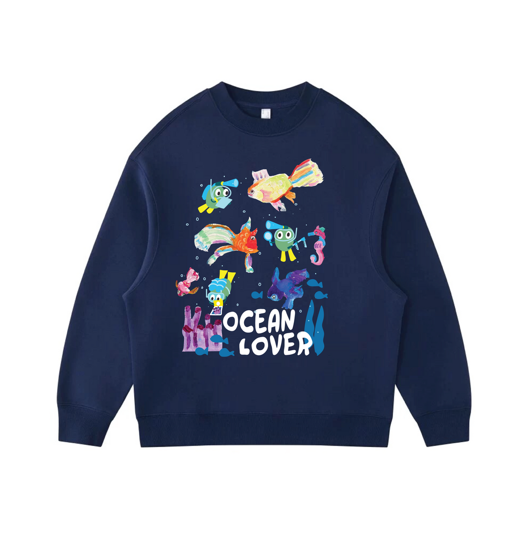 Ocean Lover  - Velvet sweater