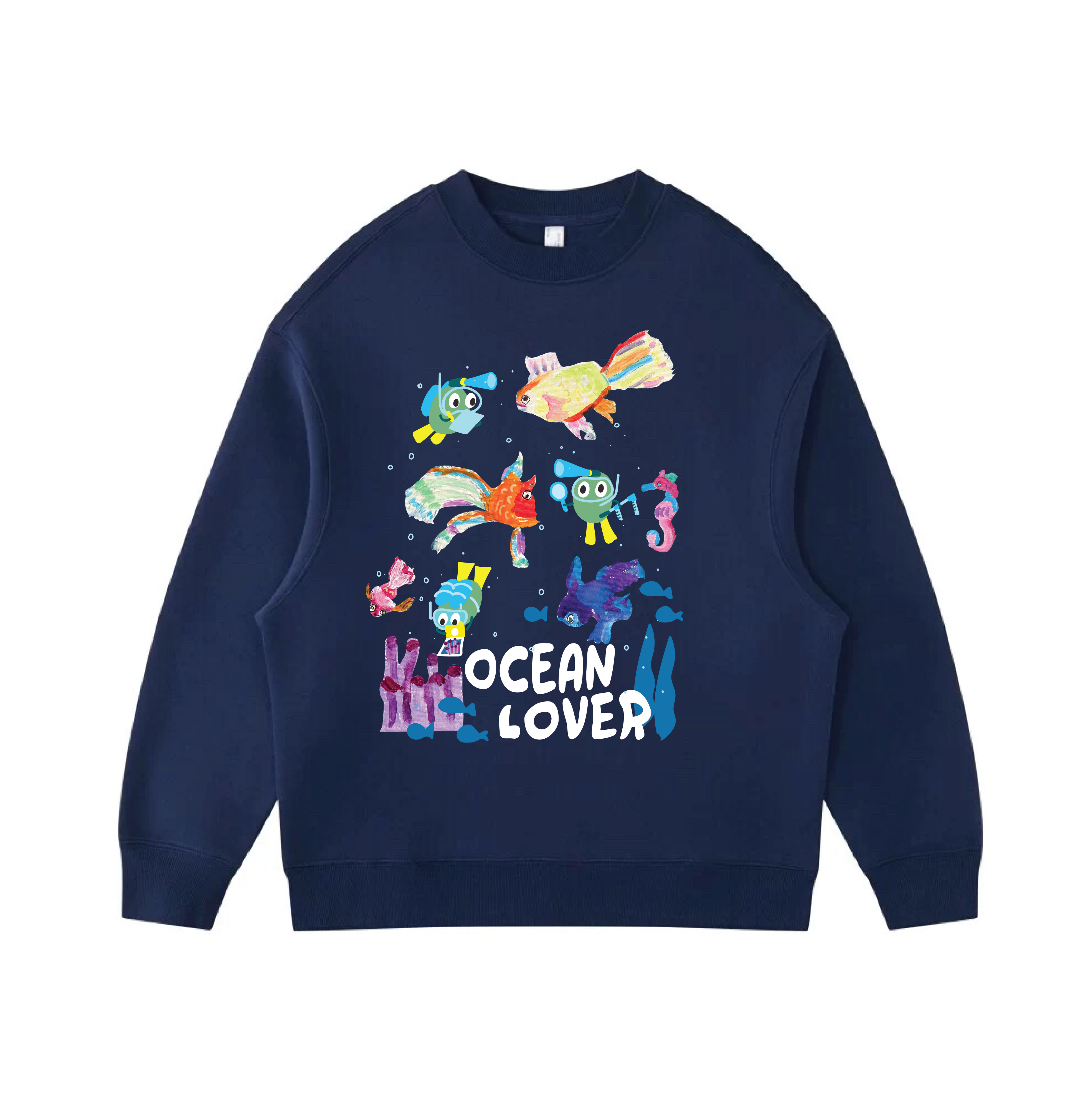 Ocean Lover  - Velvet sweater