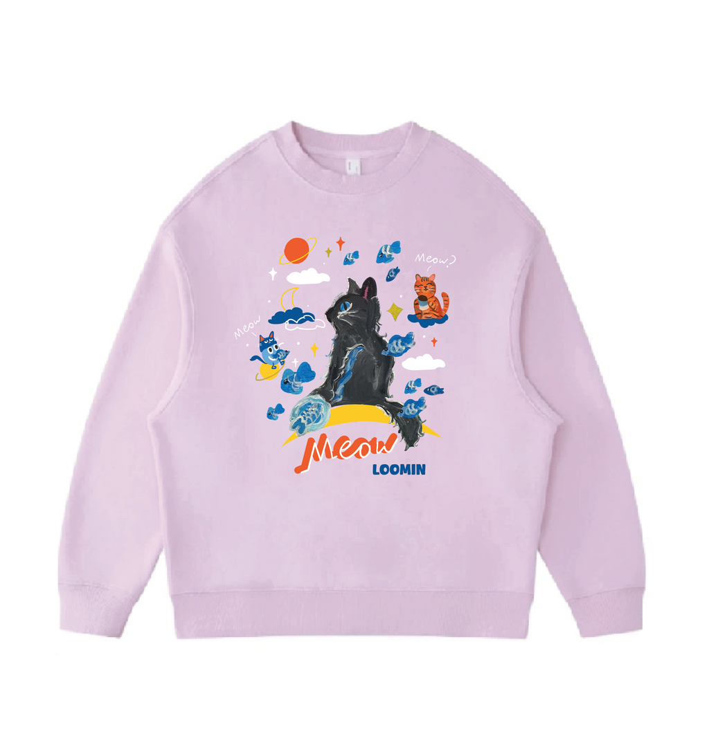 Meow! - Velvet sweater