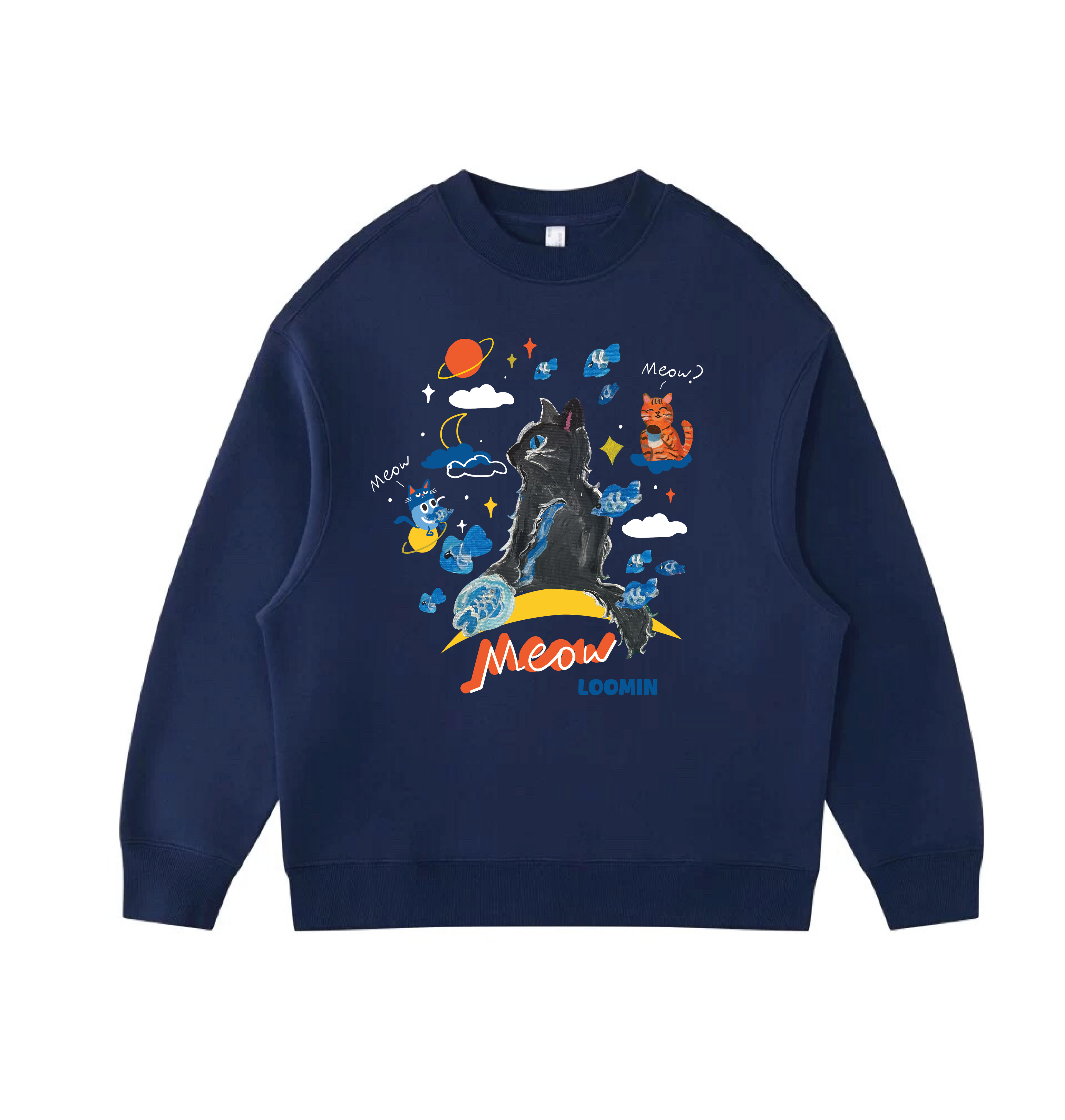 Meow! - Velvet sweater