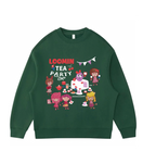 Tea Party - Velvet sweater