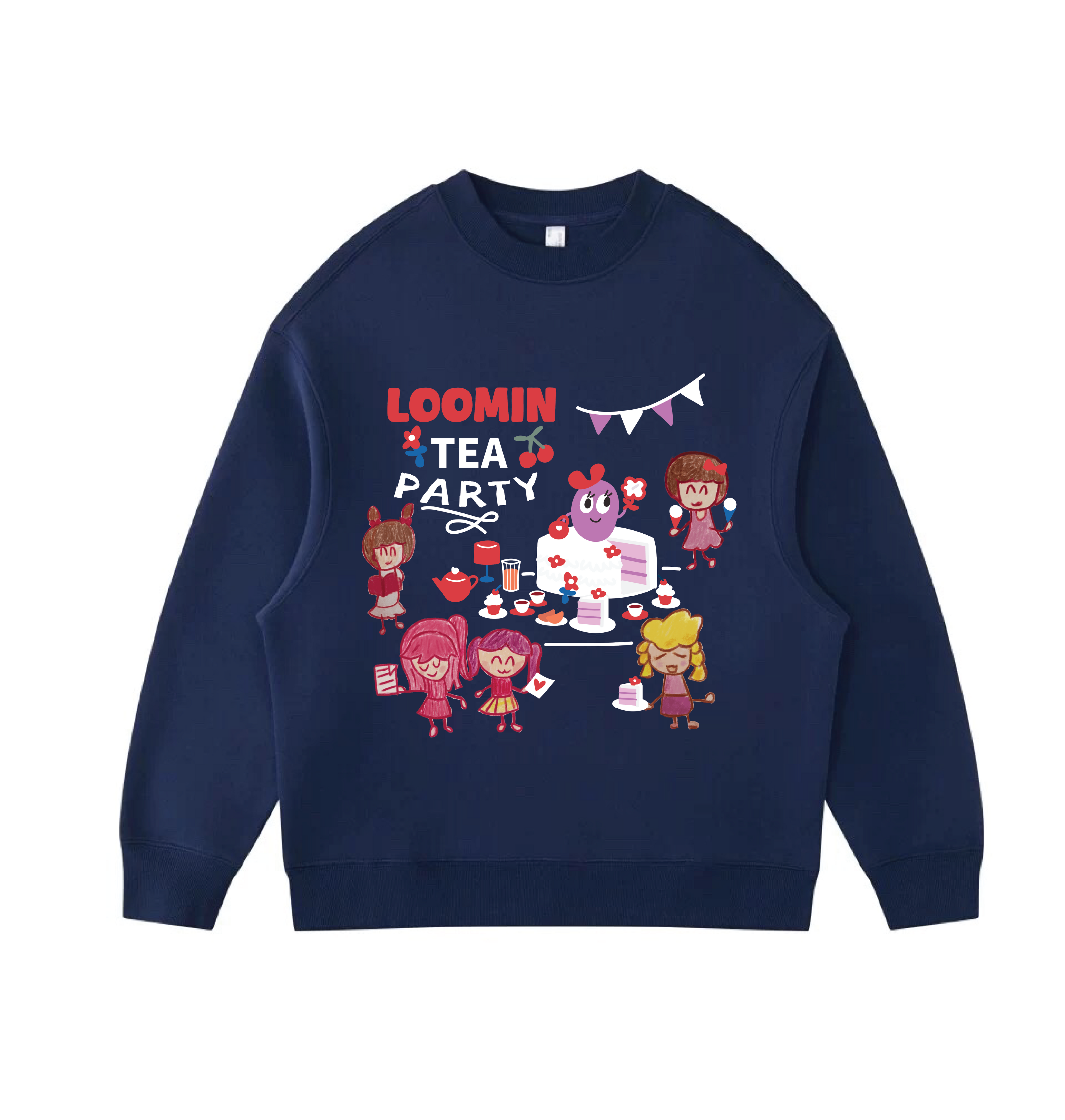 Tea Party - Velvet sweater