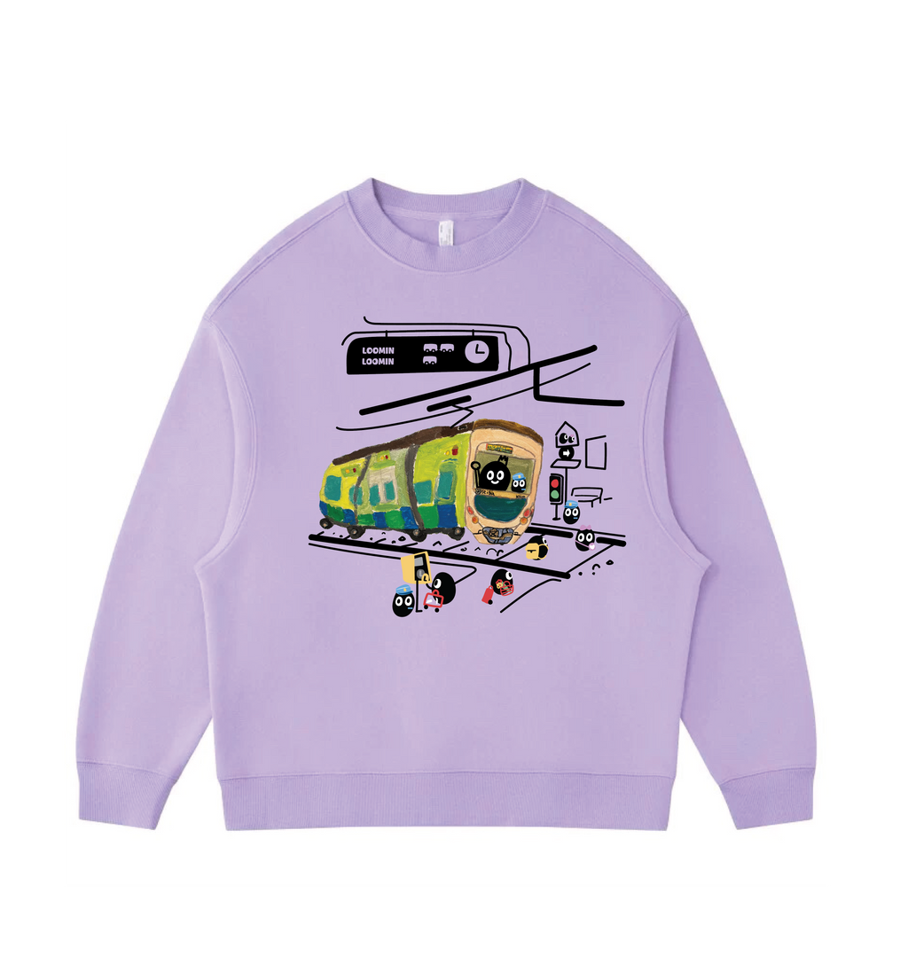 Train station - Velvet sweater