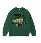 Train station - Velvet sweater