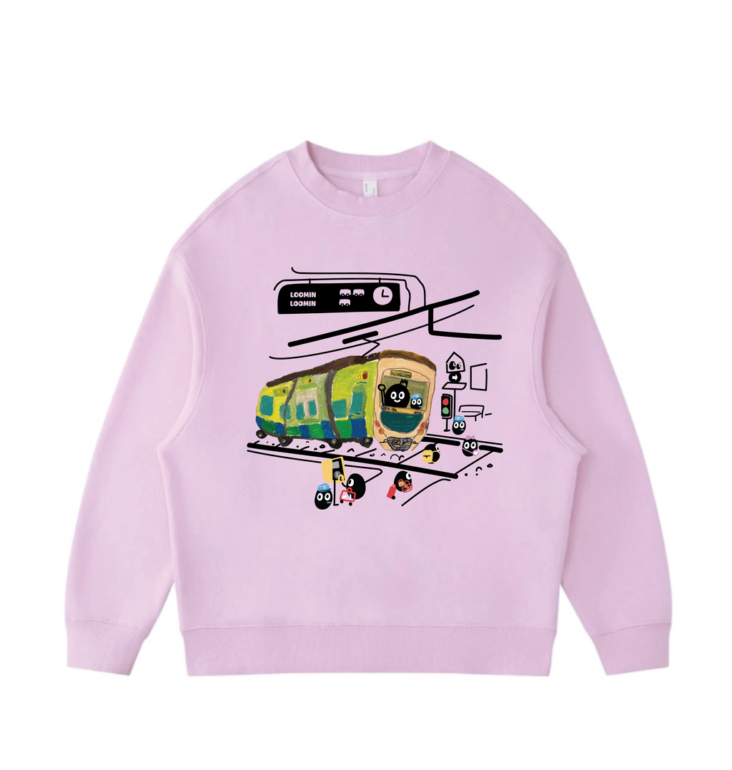 Train station - Velvet sweater