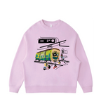 Train station - Velvet sweater