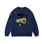 Train station - Velvet sweater