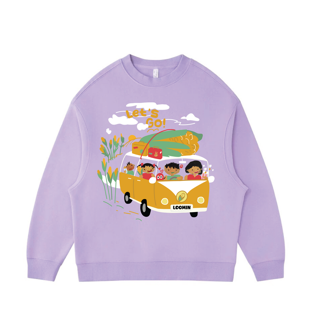 Let's Go! - Velvet sweater