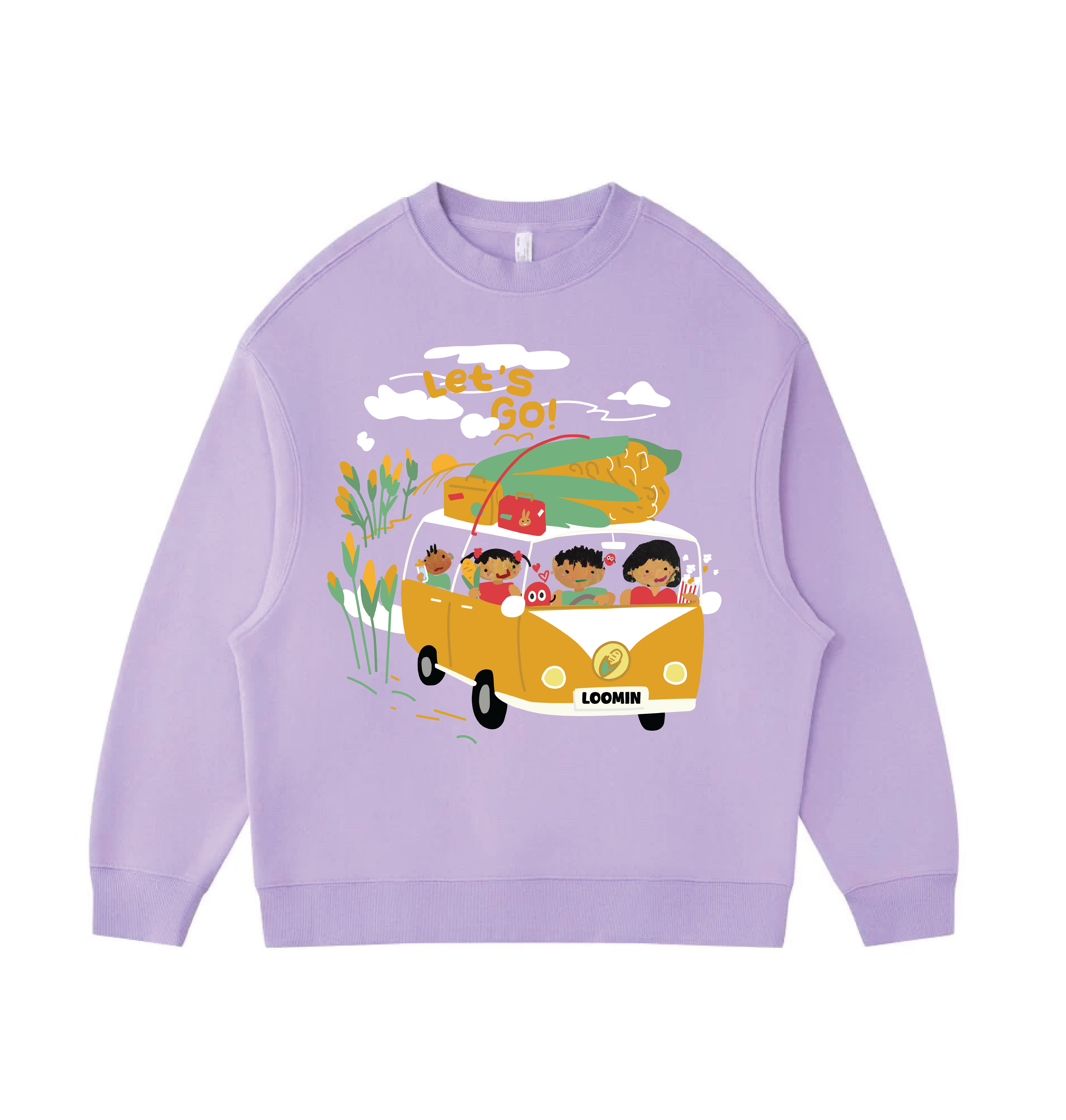 Let's Go! - Velvet sweater