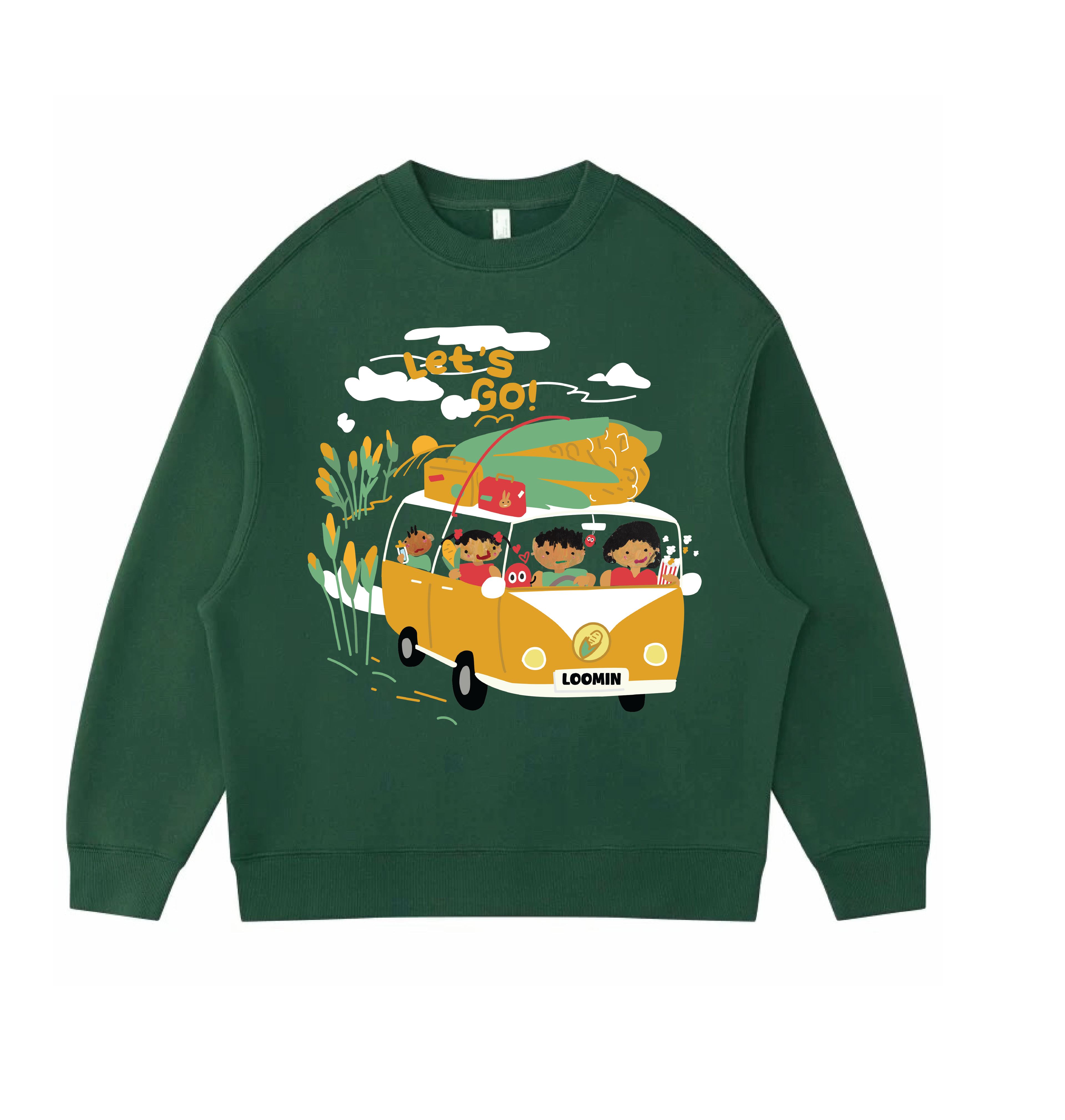 Let's Go! - Velvet sweater