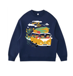 Let's Go! - Velvet sweater