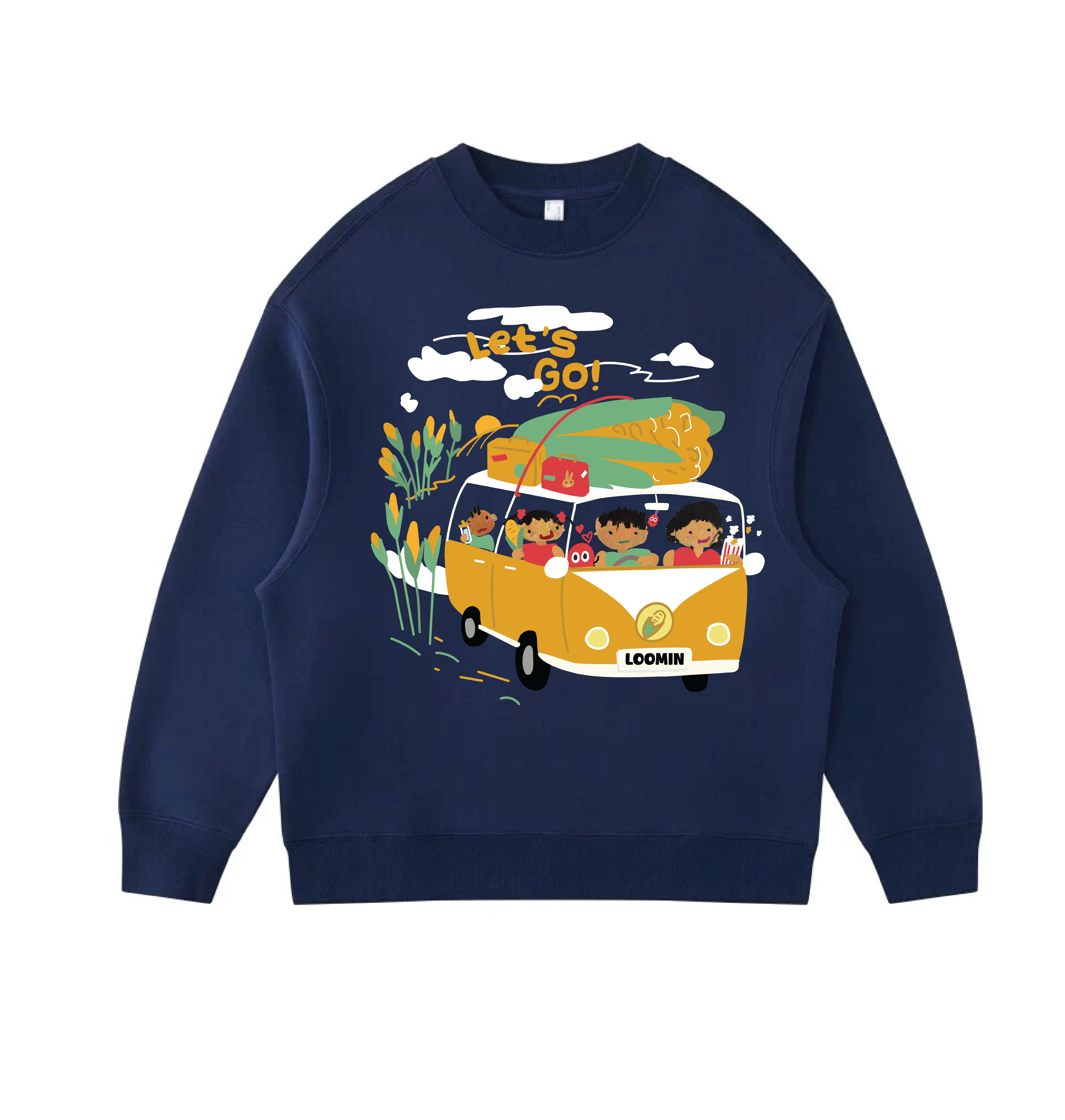 Let's Go! - Velvet sweater