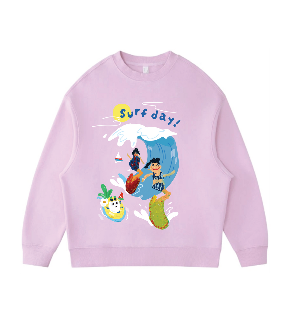 Surf Day - Velvet sweater