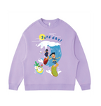 Surf Day - Velvet sweater