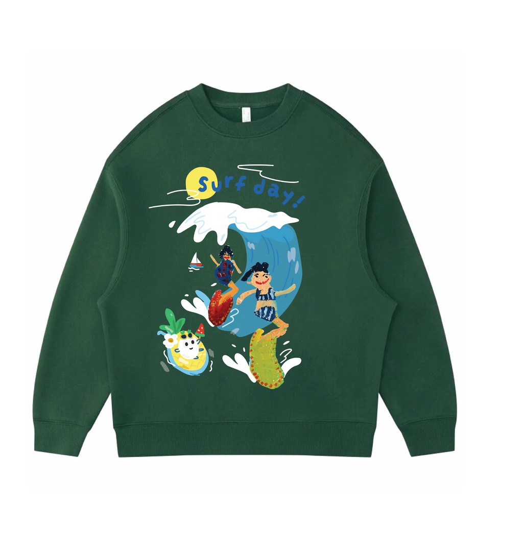 Surf Day - Velvet sweater