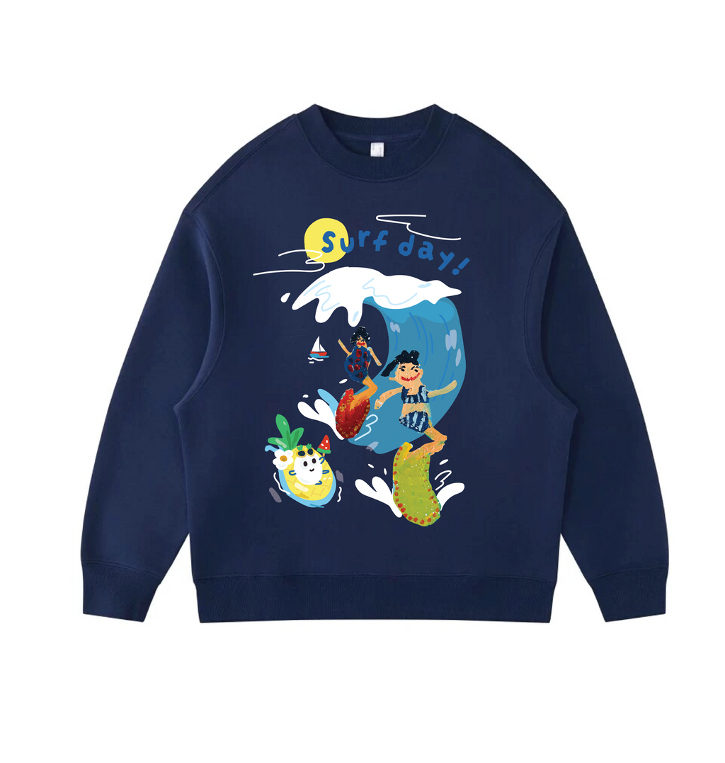 Surf Day - Velvet sweater