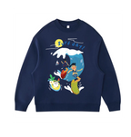 Surf Day - Velvet sweater