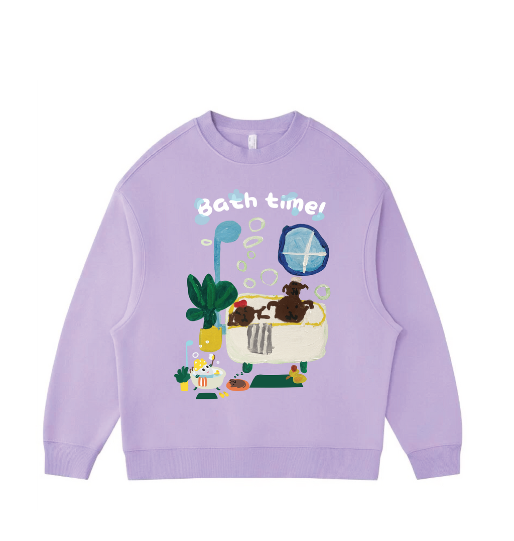 Bath time! - Velvet sweater