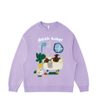 Bath time! - Velvet sweater