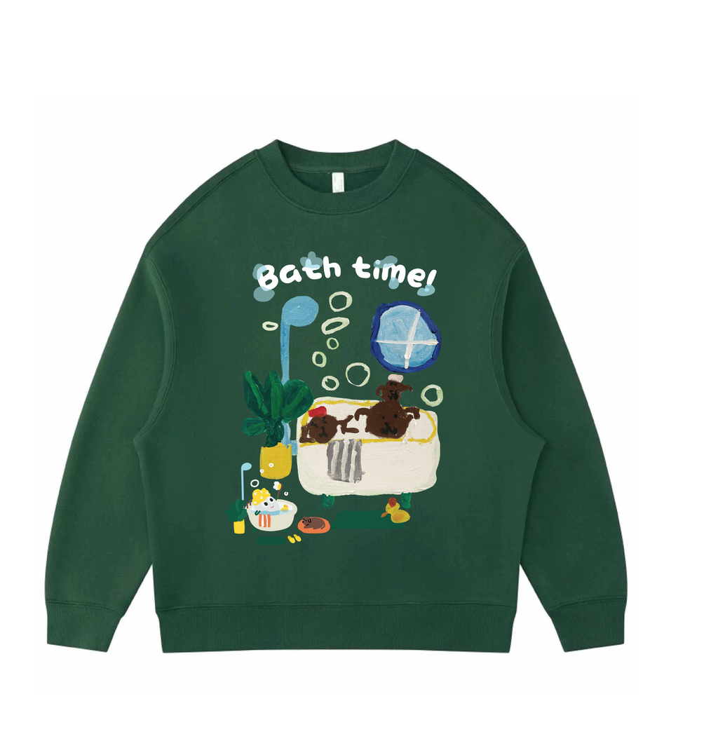 Bath time! - Velvet sweater