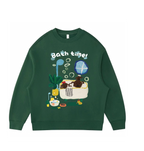 Bath time! - Velvet sweater