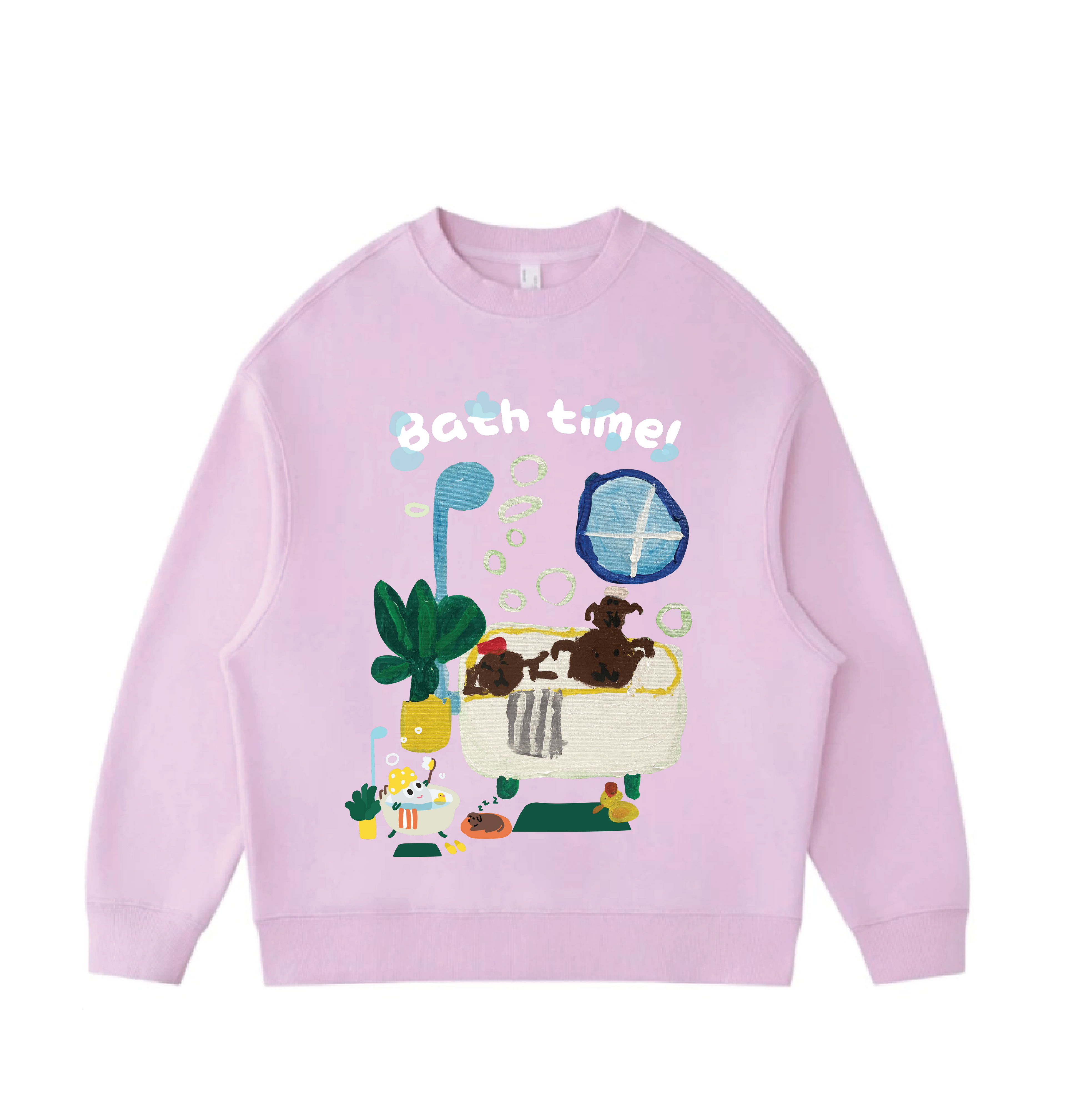 Bath time! - Velvet sweater