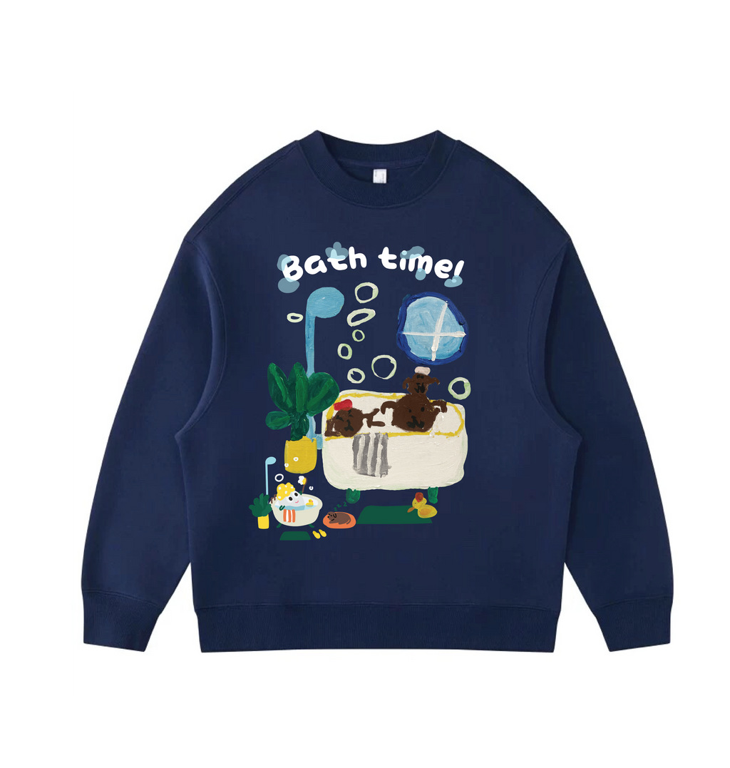 Bath time! - Velvet sweater