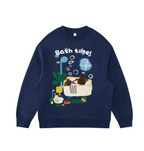 Bath time! - Velvet sweater