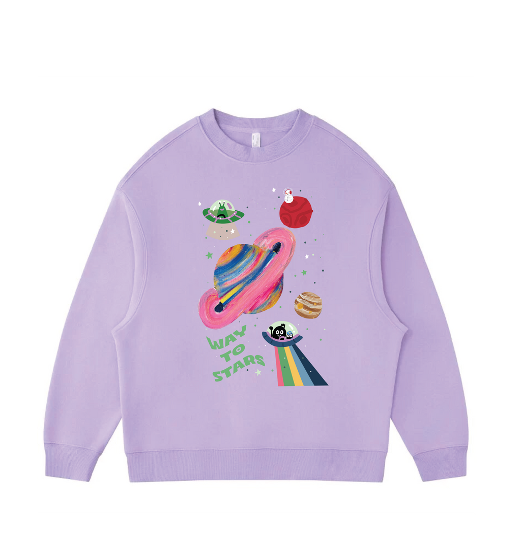 Way to stars - Velvet sweater