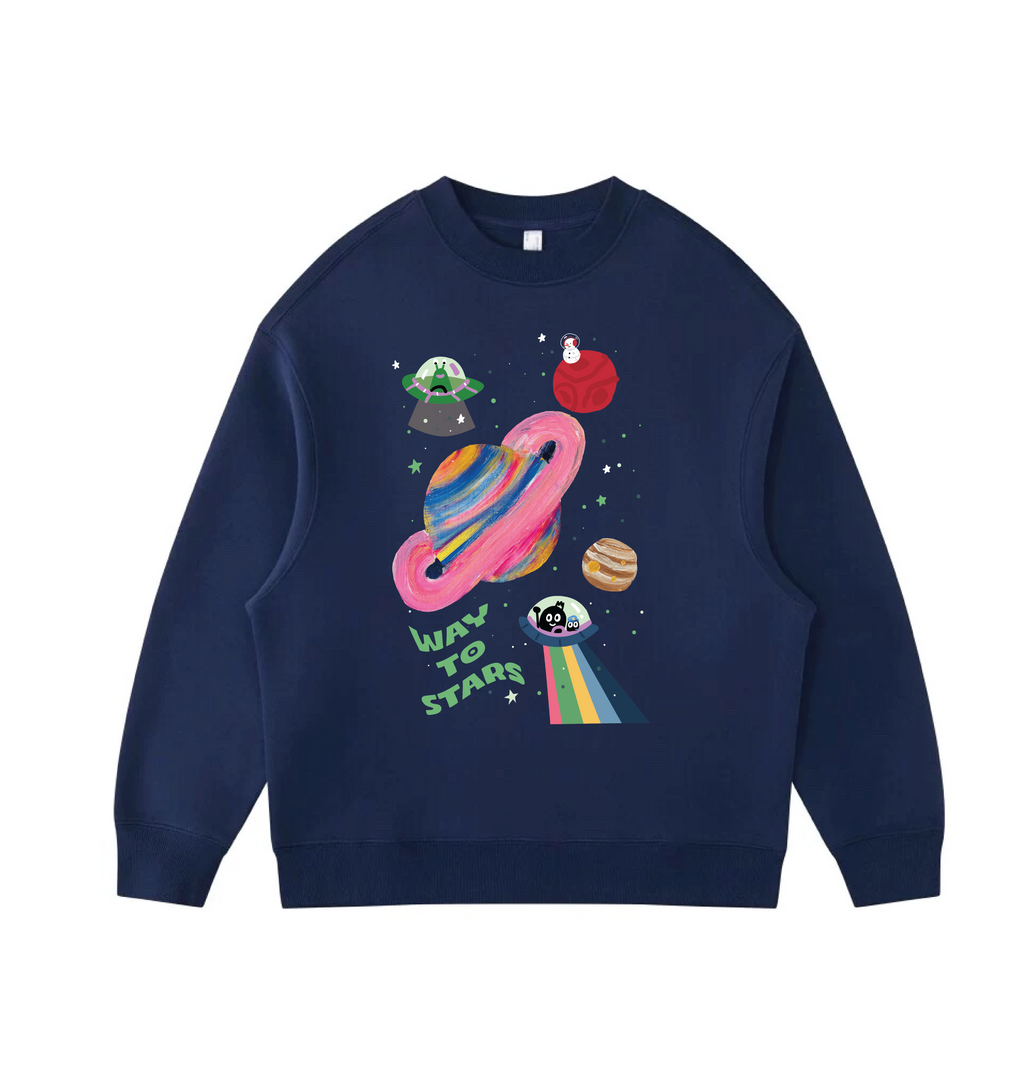 Way to stars - Velvet sweater